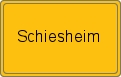 Ortsschild von Schiesheim