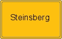 Ortsschild Steinsberg