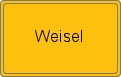 Ortsschild von Weisel