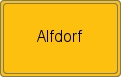 Ortsschild von Alfdorf