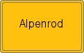 Ortsschild von Alpenrod