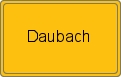 Ortsschild von Daubach