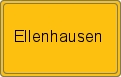 Ortsschild von Ellenhausen