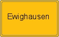 Ortsschild von Ewighausen