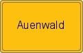Ortsschild von Auenwald