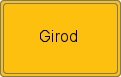 Ortsschild von Girod