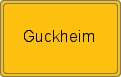 Ortsschild von Guckheim