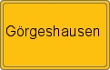 Ortsschild von Görgeshausen