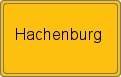Ortsschild von Hachenburg
