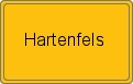 Ortsschild von Hartenfels