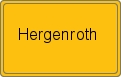 Ortsschild von Hergenroth