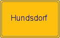 Ortsschild von Hundsdorf