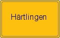 Ortsschild von Härtlingen