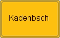 Ortsschild von Kadenbach