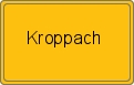 Ortsschild von Kroppach