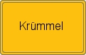 Ortsschild von Krümmel