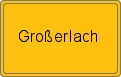 Ortsschild von Großerlach