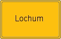 Ortsschild von Lochum