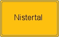Ortsschild von Nistertal