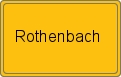 Ortsschild von Rothenbach
