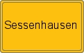 Ortsschild von Sessenhausen