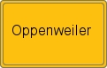 Ortsschild von Oppenweiler