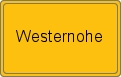 Ortsschild von Westernohe