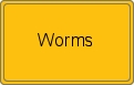 Ortsschild von Worms