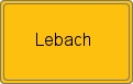 Ortsschild von Lebach