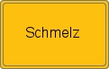 Ortsschild von Schmelz