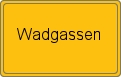 Ortsschild von Wadgassen