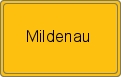 Ortsschild von Mildenau