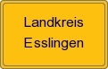Ortsschild von Landkreis Esslingen
