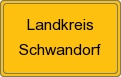 Ortsschild von Landkreis Schwandorf