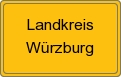 Ortsschild von Landkreis Würzburg