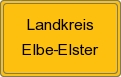 Ortsschild von Landkreis Elbe-Elster