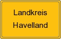 Ortsschild von Landkreis Havelland