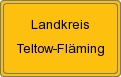 Ortsschild von Landkreis Teltow-Fläming