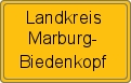 Ortsschild von Landkreis Marburg-Biedenkopf