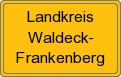 Ortsschild von Landkreis Waldeck-Frankenberg