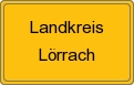 Ortsschild von Landkreis Lörrach