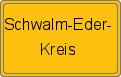 Ortsschild von Schwalm-Eder-Kreis