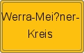 Ortsschild von Werra-Meißner-Kreis