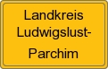 Ortsschild von Landkreis Ludwigslust-Parchim