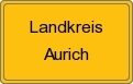 Ortsschild von Landkreis Aurich