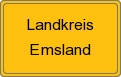 Ortsschild von Landkreis Emsland
