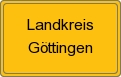 Ortsschild von Landkreis Göttingen