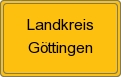 Ortsschild von Landkreis Göttingen