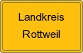 Ortsschild von Landkreis Rottweil