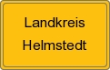 Ortsschild von Landkreis Helmstedt